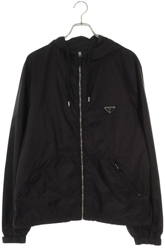 Prada 25aw Sgc220 Re Nylon Triangle Logo Ship Up Blouson Men's 52