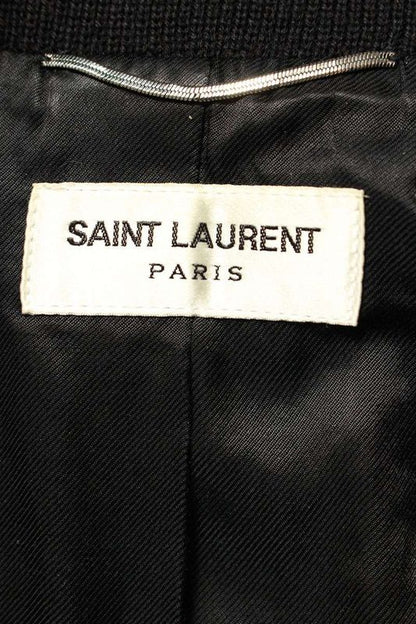 Saint Laurent Paris Teddy 354718 Y008p Camo Leather Trim Stajan Blouson Men 44