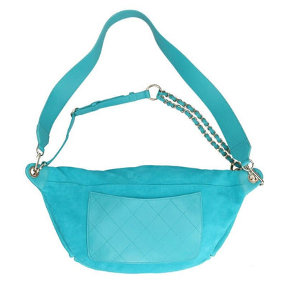 Chanel X Pharrell Williams Cc's Ring Suede Leather Chain Shoulder Bag Men's