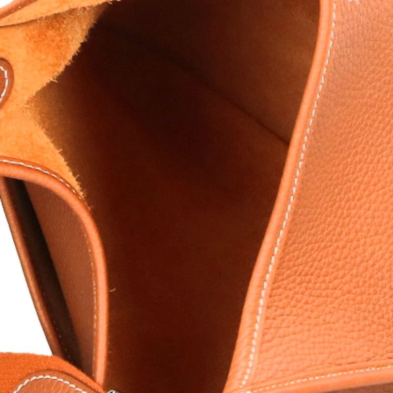 Hermes Evelyn 3 PM W Engraved Svhardware Taurillon Clemence Gold Shoulder Bag