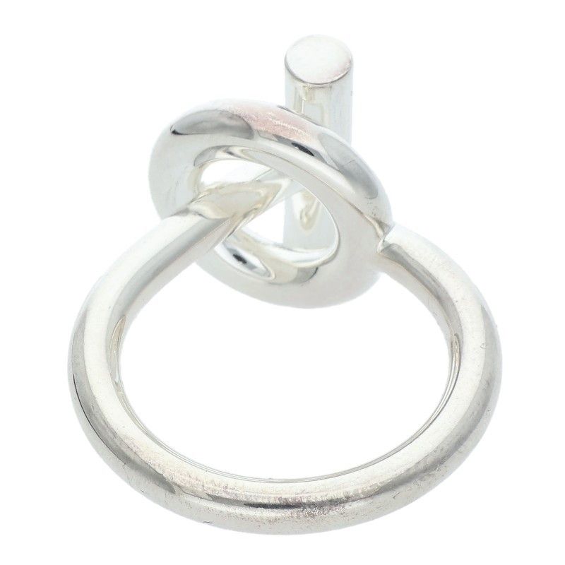 Hermes Echape MM Silver Ring Men's 56 15