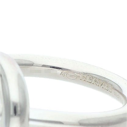 Hermes Echape MM Silver Ring Men's 56 15