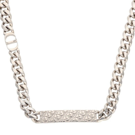 Dior CD Icon CD Icon Oblique Plate Necklace Men's