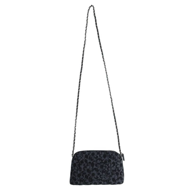 Chanel Camellia Chain Pouch Shoulder Bag Women