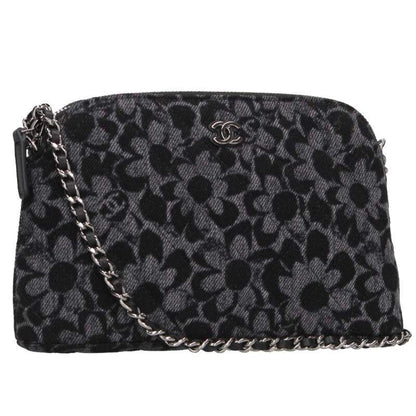 Chanel Camellia Chain Pouch Shoulder Bag Women