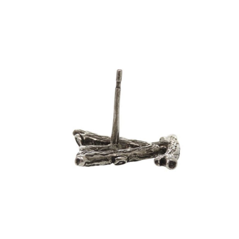 Louis Vuitton Bookle LV Wood Mp2783 Metal Silver Earrings LV 0667 Louis Vuitton