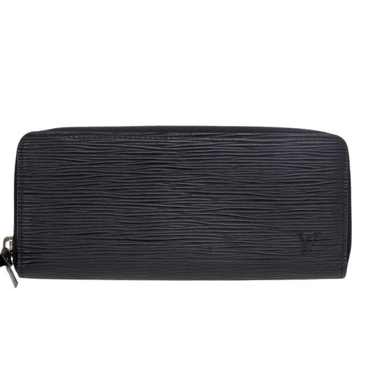 Louis Vuitton Portefeuille Clemence M60915 Epi Leather Noir Black Long Wallet