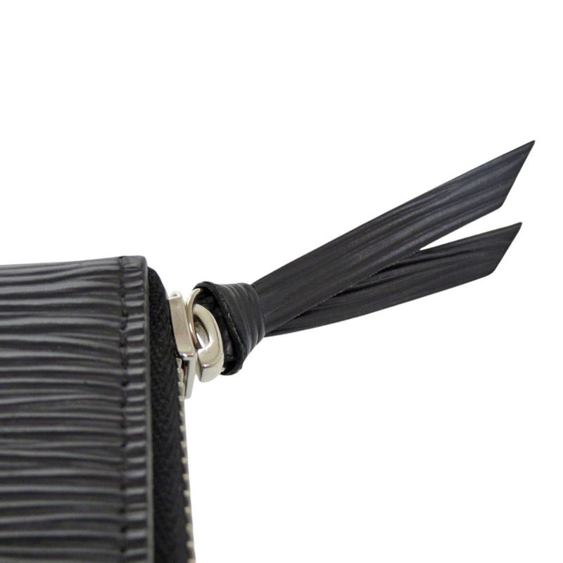 Louis Vuitton Portefeuille Clemence M60915 Epi Leather Noir Black Long Wallet