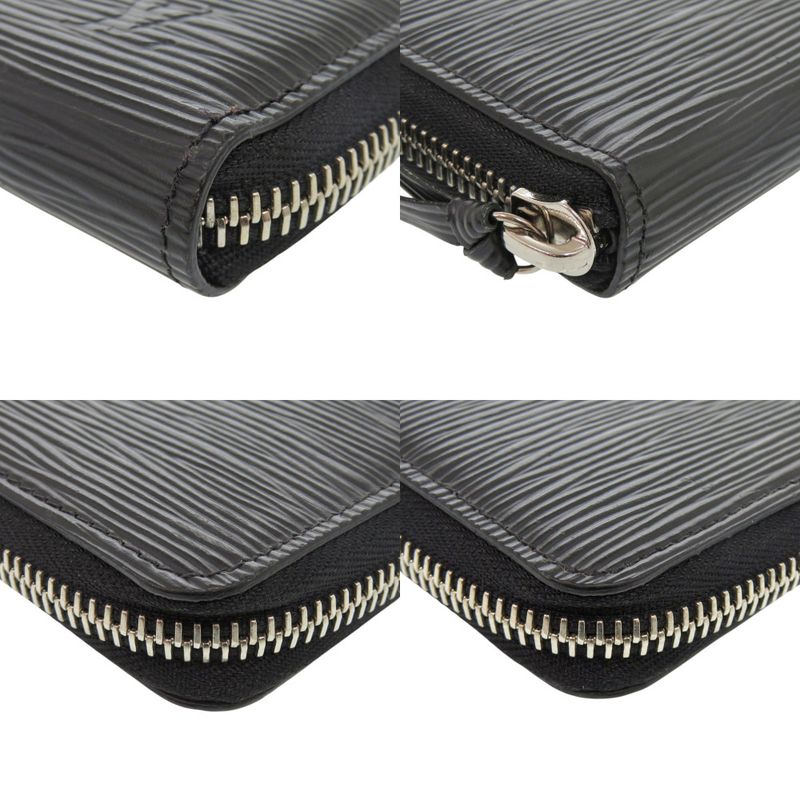 Louis Vuitton Portefeuille Clemence M60915 Epi Leather Noir Black Long Wallet