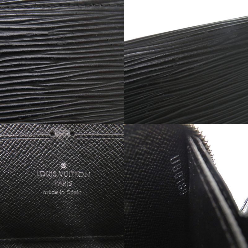 Louis Vuitton Portefeuille Clemence M60915 Epi Leather Noir Black Long Wallet