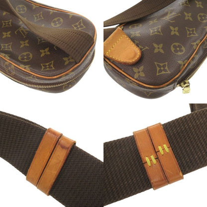 Louis Vuitton Pochette Gange Monogram M51870 Brown Body Bag Waist Bag LV 0484