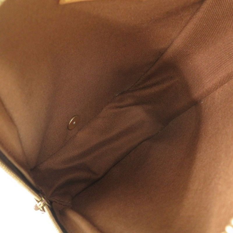 Louis Vuitton Pochette Gange Monogram M51870 Brown Body Bag Waist Bag LV 0484