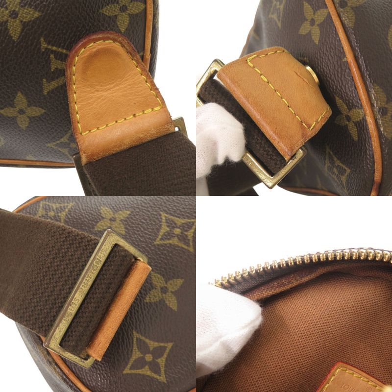Louis Vuitton Pochette Gange Monogram M51870 Brown Body Bag Waist Bag LV 0484