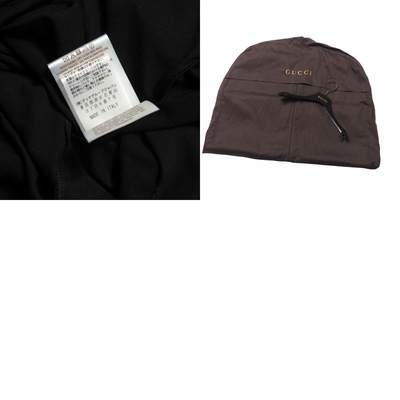 Gucci Dress Size S Lace Sleeve Midi Black Dress Long Sleeves 20251127 Ra6757