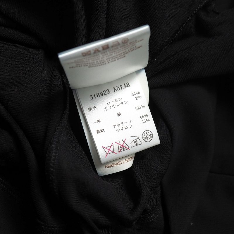 Gucci Dress Size S Lace Sleeve Midi Black Dress Long Sleeves 20251127 Ra6757