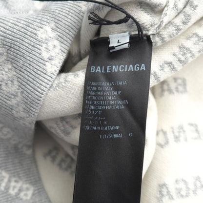 2022aw - Balenciaga All Over Crewneck Sweater Size L Logo Allover