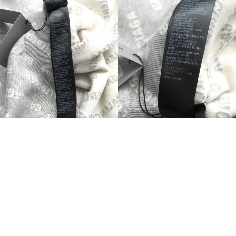 2022aw - Balenciaga All Over Crewneck Sweater Size L Logo Allover