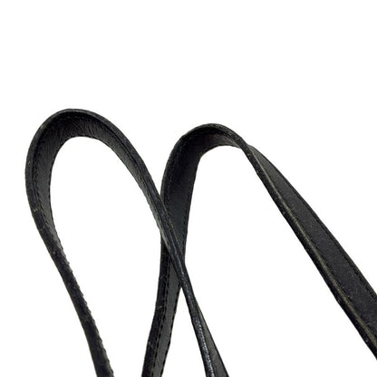 Gucci Tote Bag GG Pattern 31244 Black and White Leather