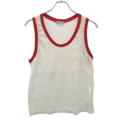 Dior Homme Dior Homme 2005ss Tank Top 5eh3075005 White Red XS