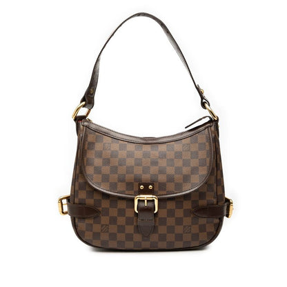 Louis Vuitton Damier Highbury Handbag Shoulder Bag N51200 Brown PVC Leather