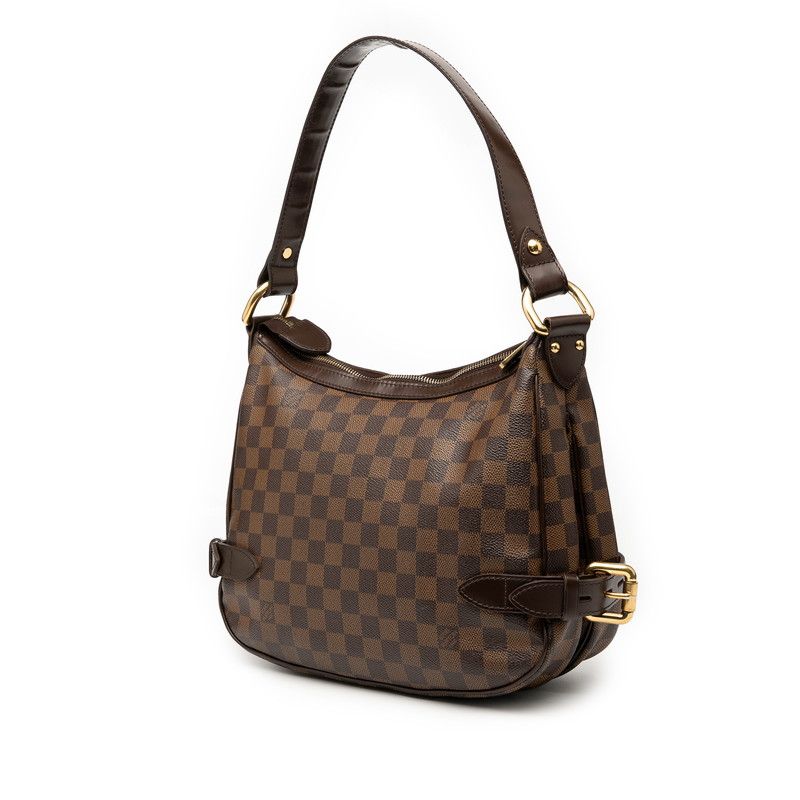 Louis Vuitton Damier Highbury Handbag Shoulder Bag N51200 Brown PVC Leather