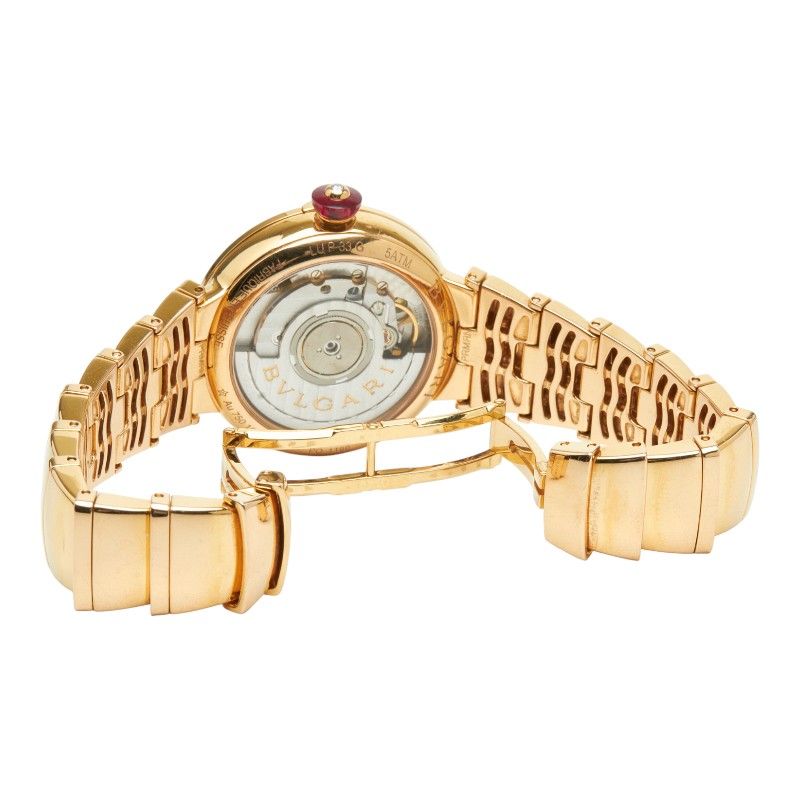 Bulgari Lechea 1P Diamond 18K Yellow Gold Yellow Gold 750 Ladies Bvlgari