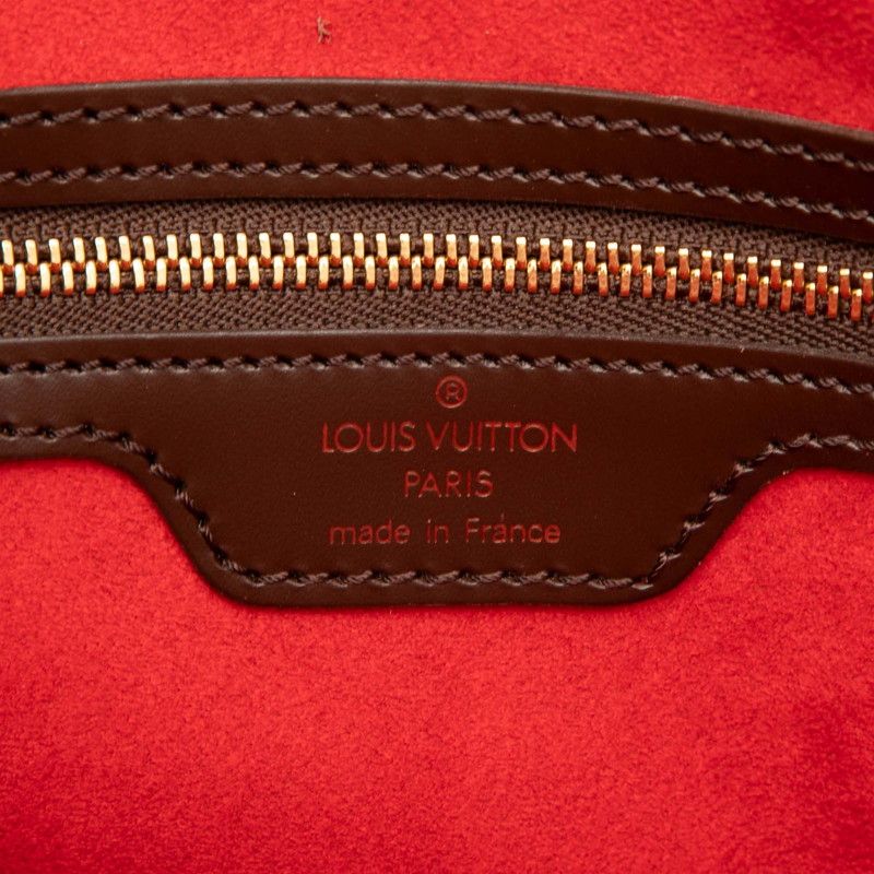 Louis Vuitton Damier Uzes Handbag Tote Bag N51128 Brown PVC Leather Women Louis