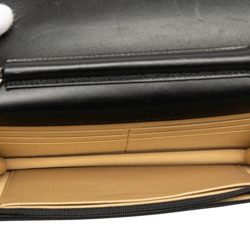 Chanel Matelasse Coco Mark Shoulder Bag Chain Wallet Ap2508 Black Multicolor