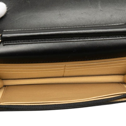 Chanel Matelasse Coco Mark Shoulder Bag Chain Wallet Ap2508 Black Multicolor