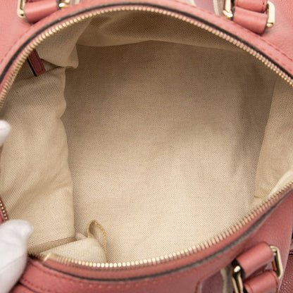 Gucci Sherry Line Mini Boston Bag Shoulder Bag 2WAY 247205 Pink Canvas Leather