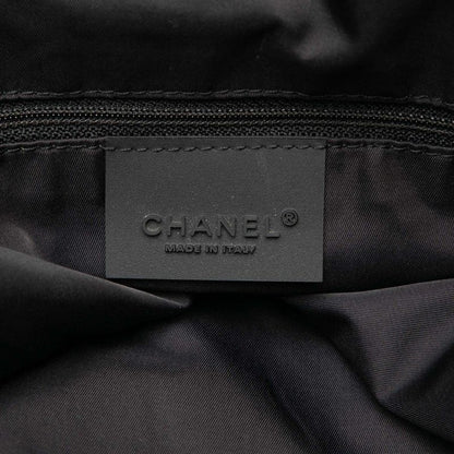 Chanel Backpack Rucksack Navy Black Nylon Women's Chanel