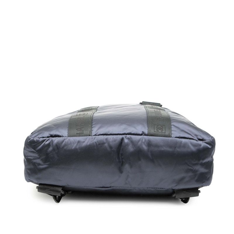 Chanel Backpack Rucksack Navy Black Nylon Women's Chanel