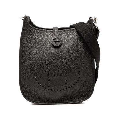 Hermes Mini Evelyn TPM Black Taurillon Clemence Women Hermes