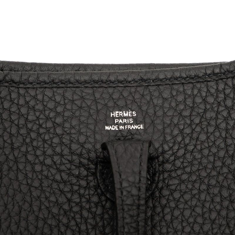 Hermes Mini Evelyn TPM Black Taurillon Clemence Women Hermes