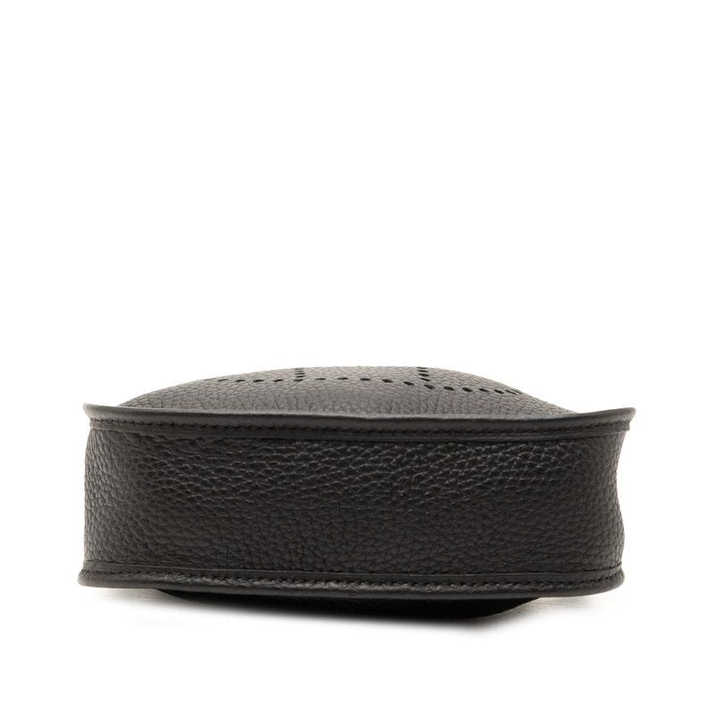 Hermes Mini Evelyn TPM Black Taurillon Clemence Women Hermes