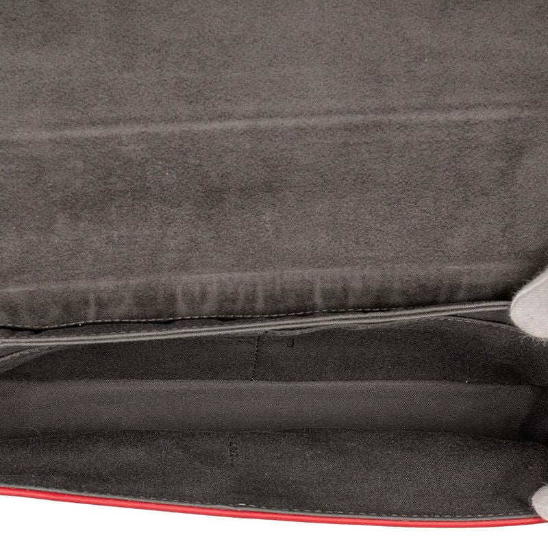 Fendi Trebuchet One Shoulder Bag 8br720 Red Leather Women's Fendi