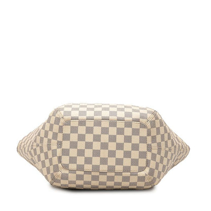 Louis Vuitton Damier Azure Salina PM Tote Bag Shoulder Bag N41208 White PVC