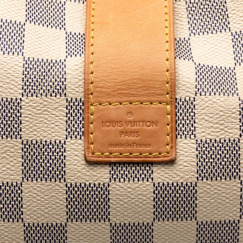 Louis Vuitton Damier Azure Salina PM Tote Bag Shoulder Bag N41208 White PVC