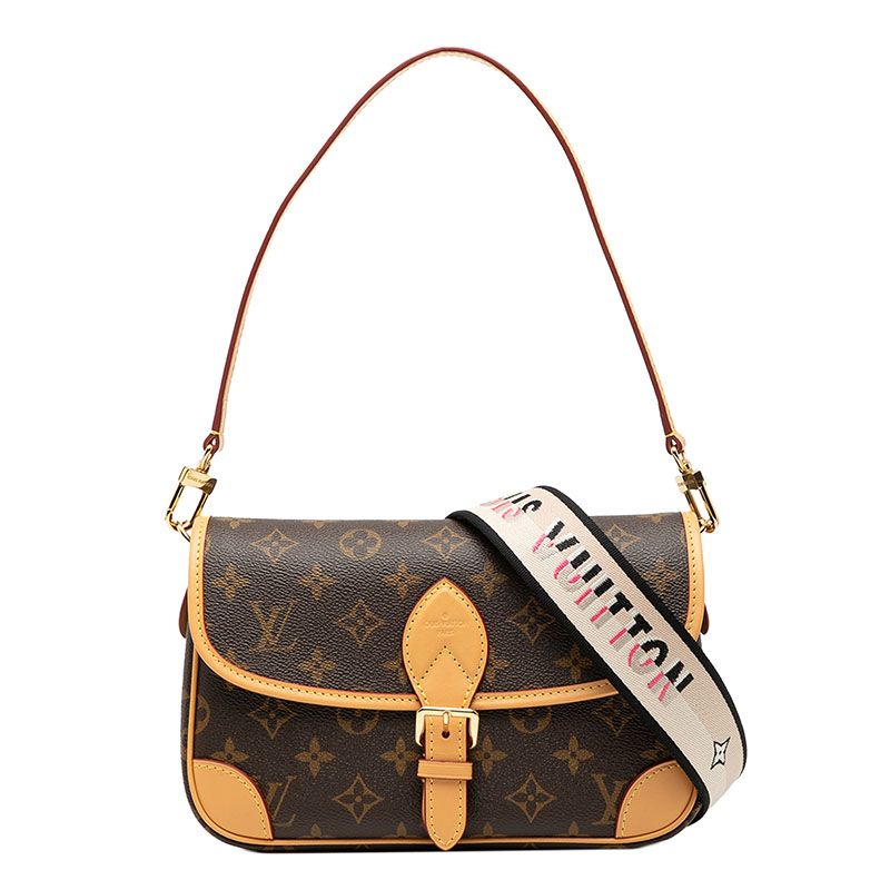 Louis Vuitton Monogram Deanne NM PM Handbag Shoulder Bag 2WAY M46049 Brown