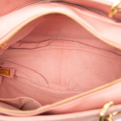 Chanel Matelasse Coco Mark Chain Shoulder Bag Handbag Pink Caviar Skin Women