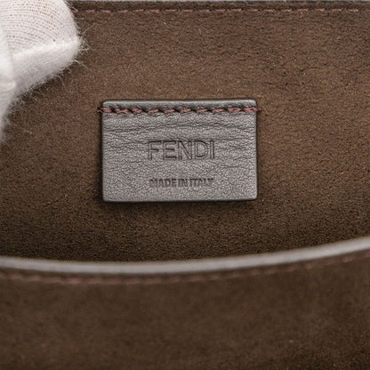 Fendi FAB Fendi Fab White Gold Leather Women's Fendi