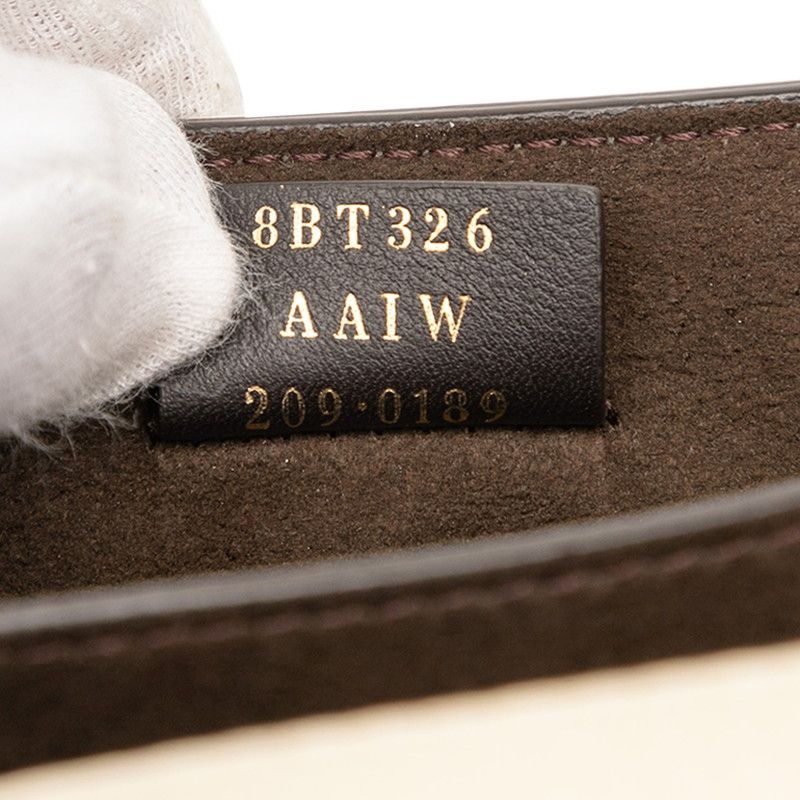 Fendi FAB Fendi Fab White Gold Leather Women's Fendi