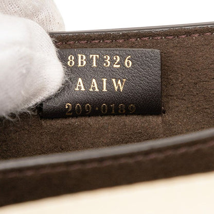 Fendi FAB Fendi Fab White Gold Leather Women's Fendi