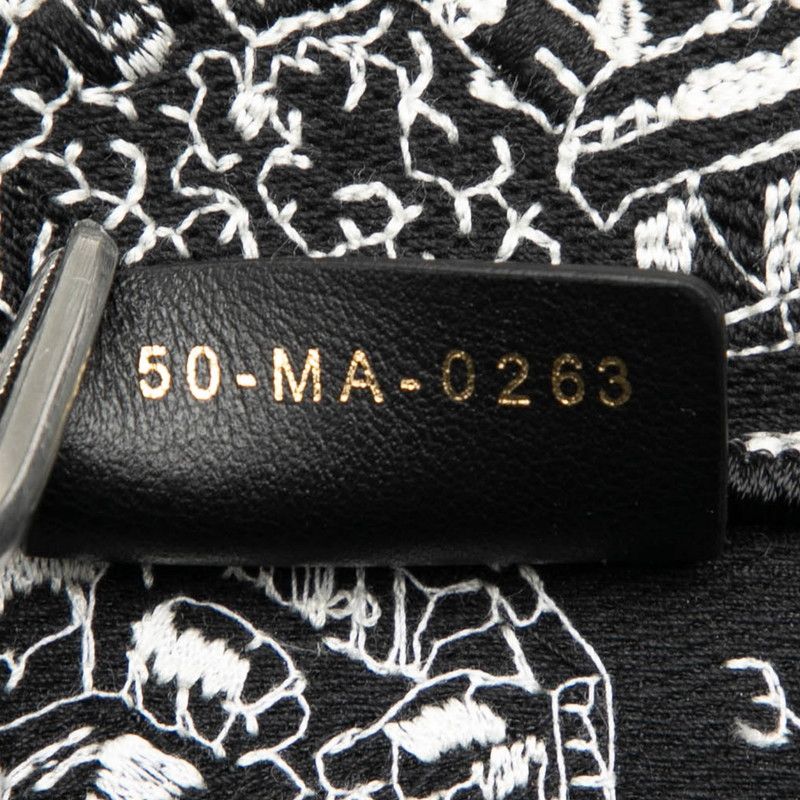 Christian Dior Plan De Paris Book Tote Medium Handbag Tote Bag Black White