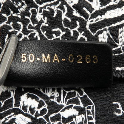 Christian Dior Plan De Paris Book Tote Medium Handbag Tote Bag Black White