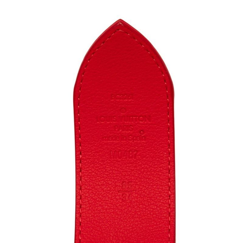 Louis Vuitton And Virgil Abloh Monogram Pyramid Santure Initial Belt Size 85 34