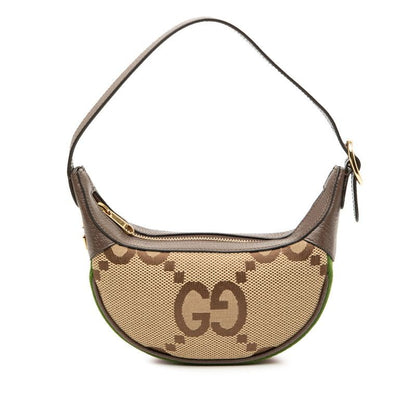 Gucci Ophidia Jumbo GG Mini Handbag One Shoulder Bag 658551 Beige Brown Canvas