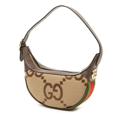 Gucci Ophidia Jumbo GG Mini Handbag One Shoulder Bag 658551 Beige Brown Canvas