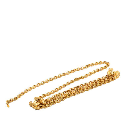 Chanel Matelasse Coco Mark Chain Belt Gold Plated Ladies Chanel