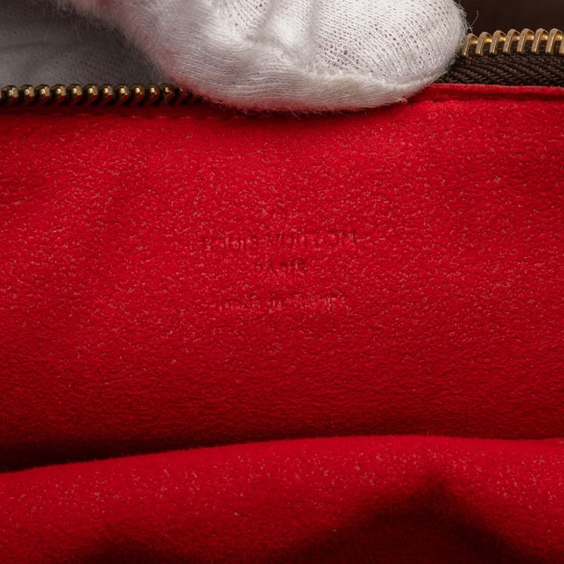 Louis Vuitton Damier Highbury Handbag Shoulder Bag N51200 Brown PVC Leather